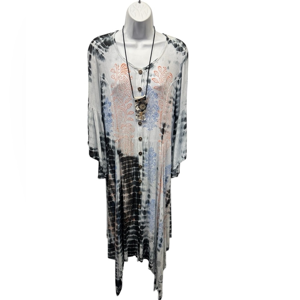 NWT.  Sacred Threads Lounging Dress Onesize. RD/RD.  222437